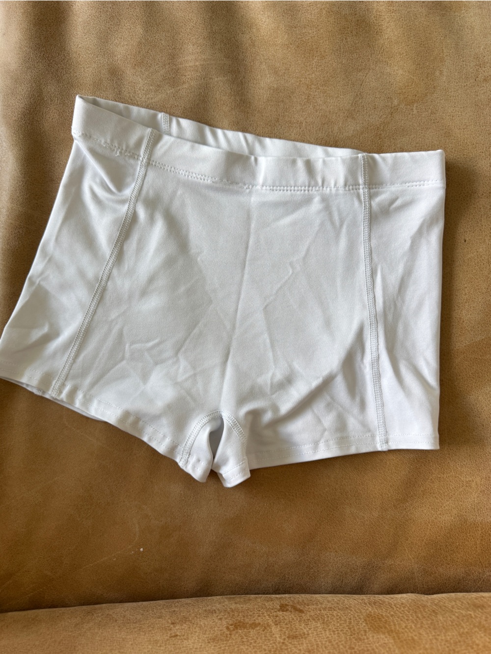 bcg White Girls' Athletic Bike Shorts